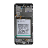 Samsung Galaxy A42 5G Skärm med LCD Display + Batteri Original - Svart