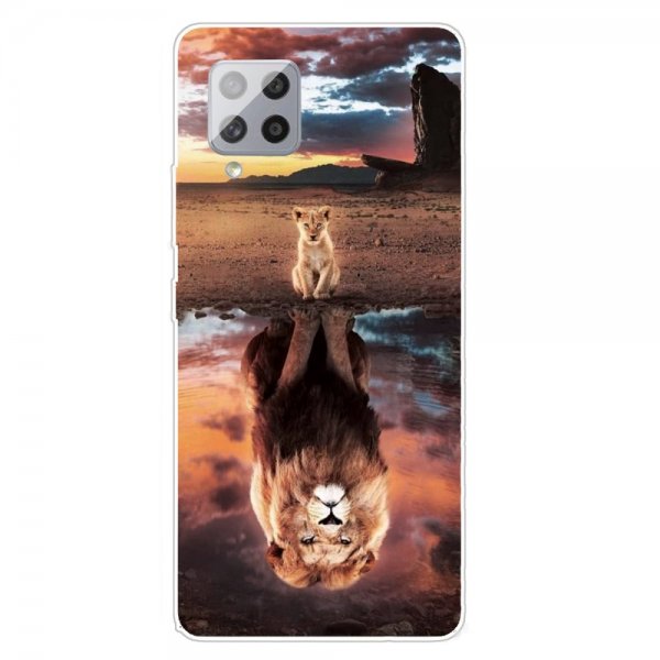 Samsung Galaxy A42 5G Skal Motiv Lejon