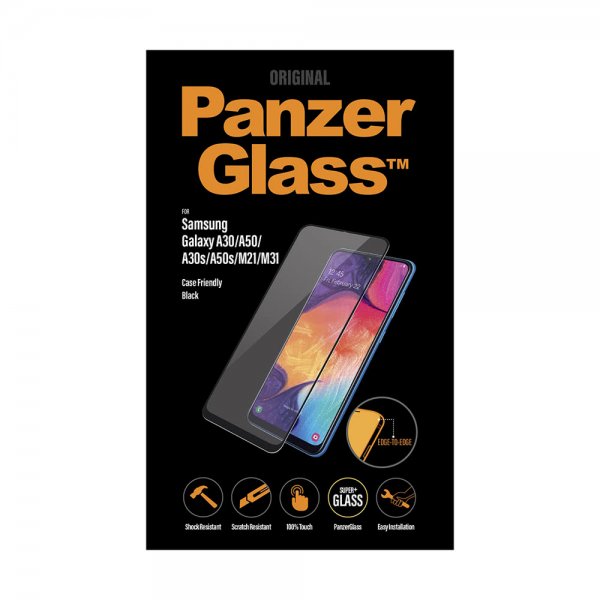 PanzerGlass Samsung Galaxy A50 Skärmskydd CaseFriendly Edge-to-Edge