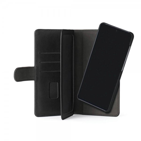 Gear Samsung Galaxy A51 Fodral 7 Kortfack Löstagbart Skal Svart