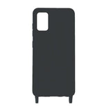Samsung Galaxy A51 Skal Silikon med Halsband Svart