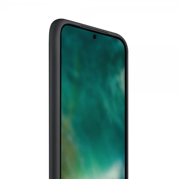 Xqisit Samsung Galaxy A51 Skal Silicone Case Svart