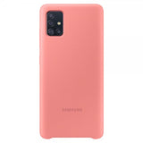 Samsung Original Galaxy A51 Skal Silicone Cover Rosa