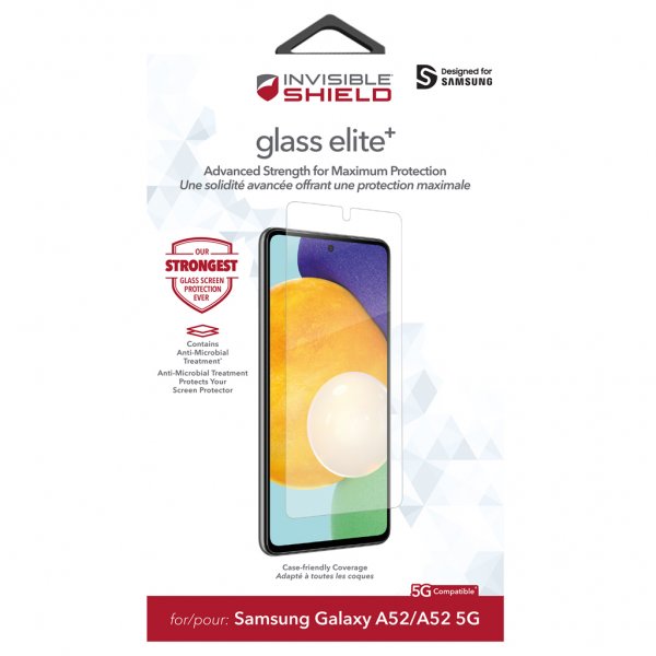 ZAGG InvisibleShield Samsung Galaxy A52/A52s 5G Skärmskydd Glass Elite+