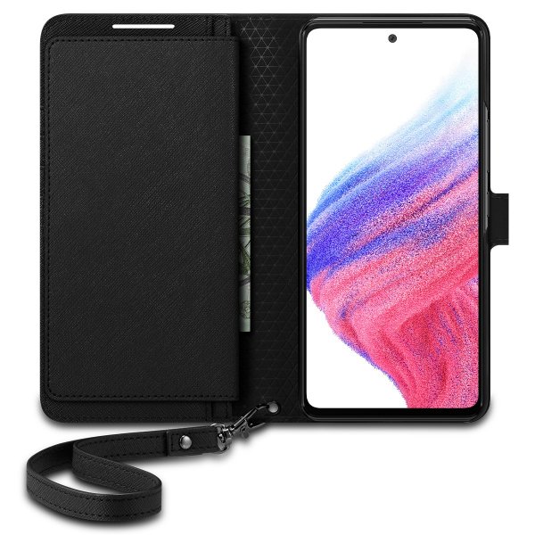Spigen Samsung Galaxy A53 5G Fodral Wallet S Plus Svart