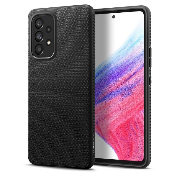 Spigen Samsung Galaxy A53 5G Skal Liquid Air Matte Black