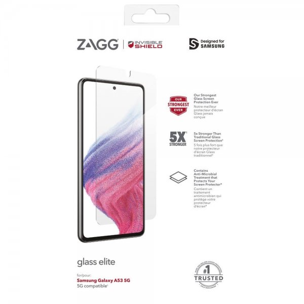 ZAGG InvisibleShield Samsung Galaxy A53 5G Skärmskydd Glass Elite