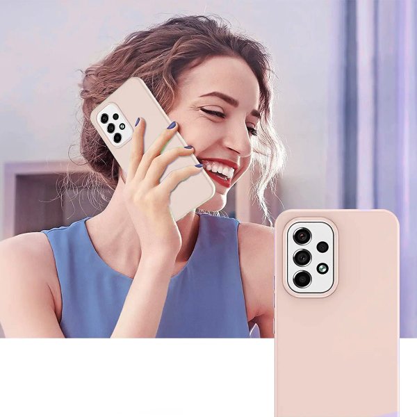 Rvelon Samsung Galaxy A53 5G Skal Silikon Beige
