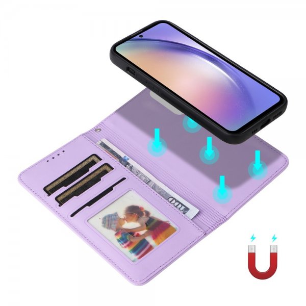 Betopnice Samsung Galaxy A54 5G Fodral med Löstagbart Skal 005 Lila