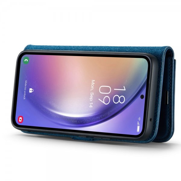 Dg.Ming Samsung Galaxy A54 5G Fodral med Löstagbart Skal Blå