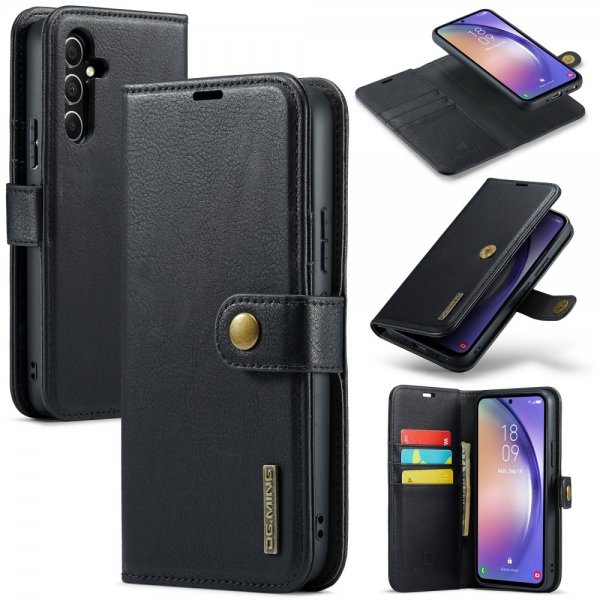 Dg.Ming Samsung Galaxy A54 5G Fodral med Löstagbart Skal Svart