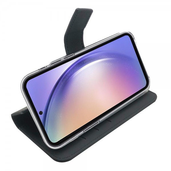 Celly Samsung Galaxy A54 5G Fodral Wally Wallet Case Svart