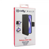 Celly Samsung Galaxy A54 5G Fodral Wally Wallet Case Svart
