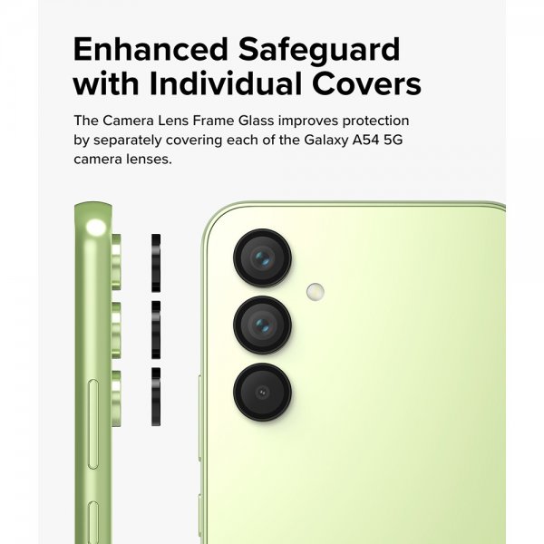 Ringke Samsung Galaxy A54 5G Kameraskydd Camera Lens Frame Svart