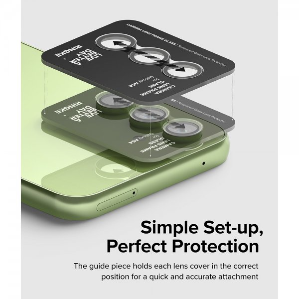Ringke Samsung Galaxy A54 5G Kameraskydd Camera Lens Frame Svart
