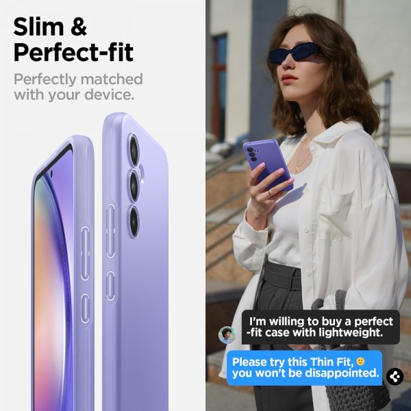 Spigen Samsung Galaxy A54 5G Skal Thin Fit Awesome Violet