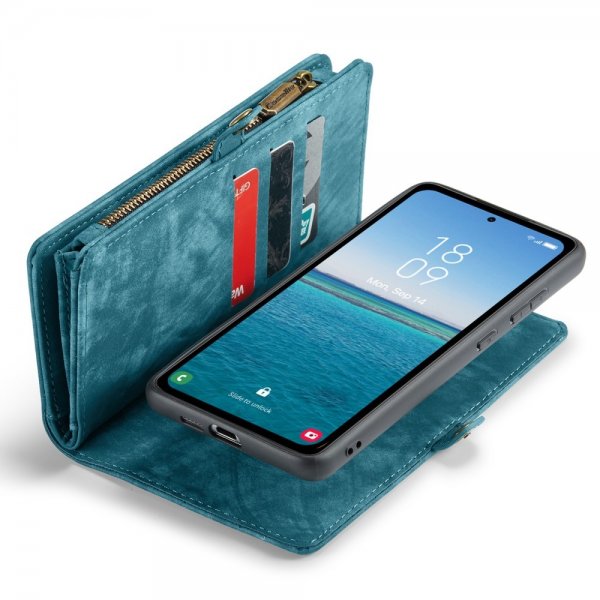 CaseMe Samsung Galaxy A55 Fodral 008 Series Löstagbart Skal Blå