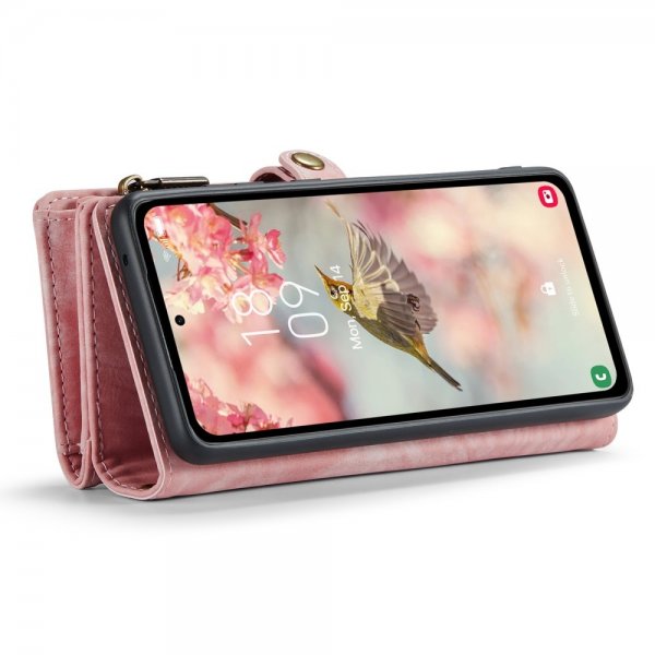 CaseMe Samsung Galaxy A55 Fodral 008 Series Löstagbart Skal Rosa