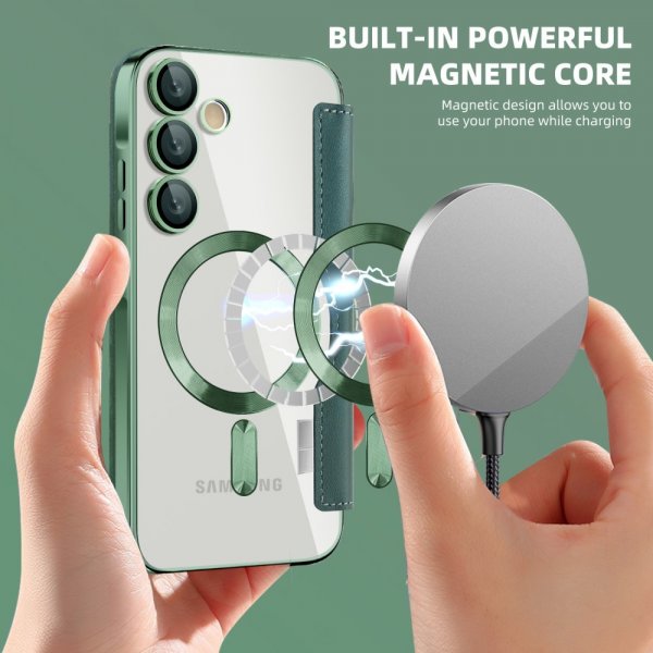 Samsung Galaxy A55 Fodral MagSafe Grön