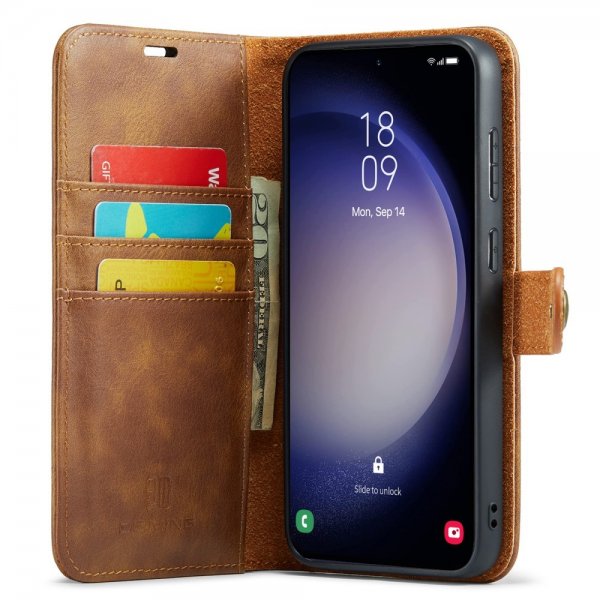 Dg.Ming Samsung Galaxy A55 Fodral med Löstagbart Skal Brun