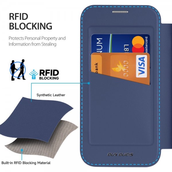 Dux Ducis Samsung Galaxy A55 Fodral Skin X Pro Series Blå