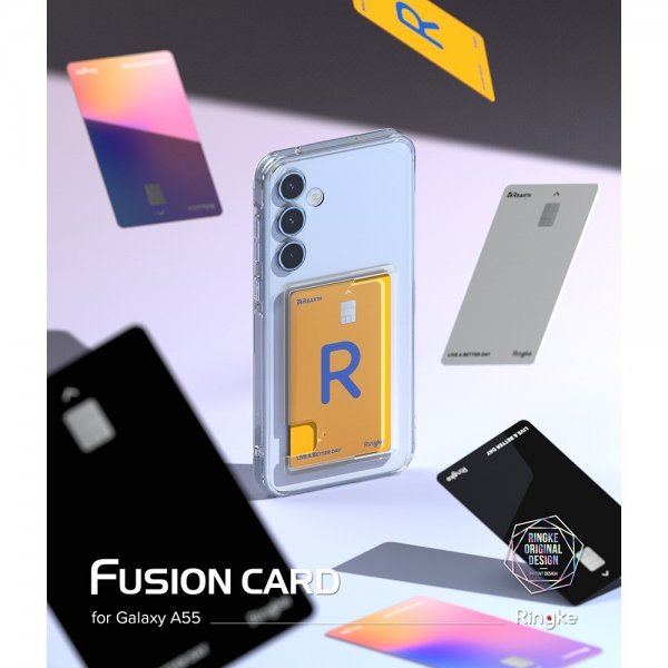 Ringke Samsung Galaxy A55 Skal Fusion Card Clear