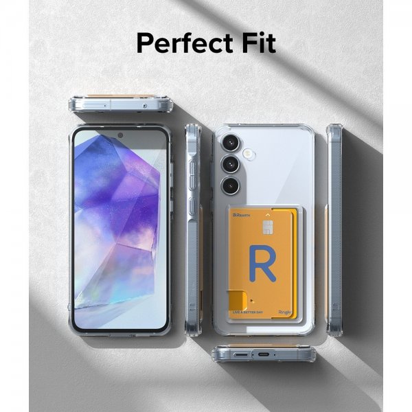 Ringke Samsung Galaxy A55 Skal Fusion Card Clear