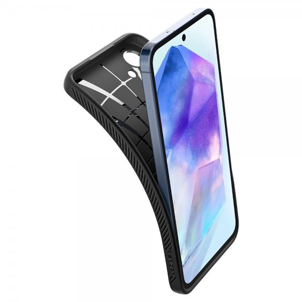 Spigen Samsung Galaxy A55 Skal Liquid Air Matte Black