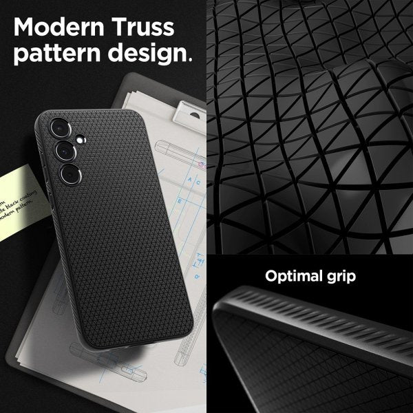 Spigen Samsung Galaxy A55 Skal Liquid Air Matte Black