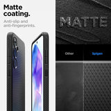 Spigen Samsung Galaxy A55 Skal Liquid Air Matte Black
