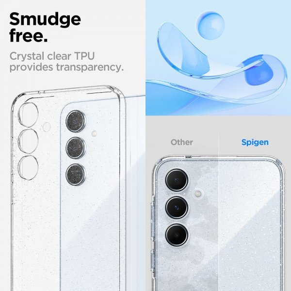 Spigen Samsung Galaxy A55 Skal Liquid Crystal Glitter Crystal Quartz