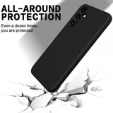 Samsung Galaxy A55 Skal med Strap Silikon Svart