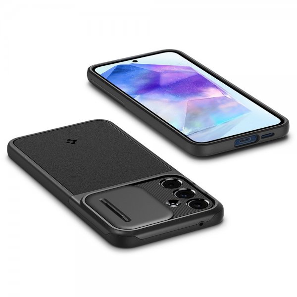 Spigen Samsung Galaxy A55 Skal Optik Armor Svart