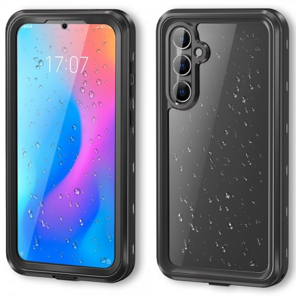 Redpepper Samsung Galaxy A55 Skal Vattentåligt IP68 Svart