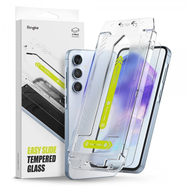 Ringke Samsung Galaxy A55 Skärmskydd Easy Slide 2-pack