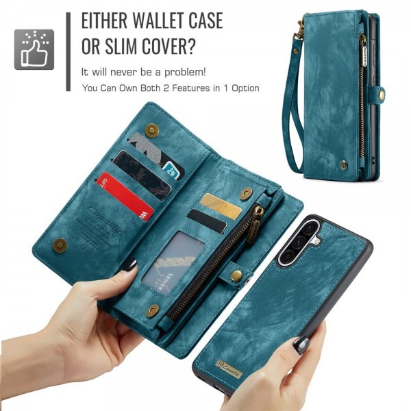 CaseMe Samsung Galaxy A56 Fodral 008 Series Löstagbart Skal Blå