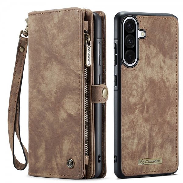 CaseMe Samsung Galaxy A56 Fodral 008 Series Löstagbart Skal Brun