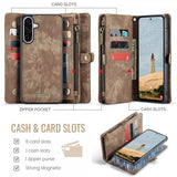 CaseMe Samsung Galaxy A56 Fodral 008 Series Löstagbart Skal Brun