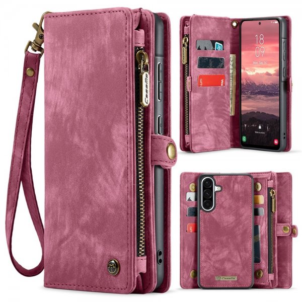 CaseMe Samsung Galaxy A56 Fodral 008 Series Löstagbart Skal Röd