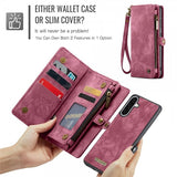 CaseMe Samsung Galaxy A56 Fodral 008 Series Löstagbart Skal Röd