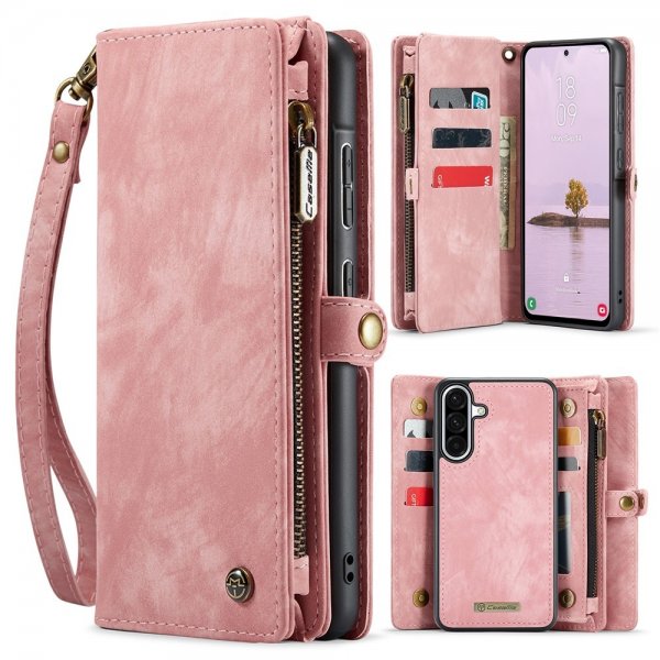 CaseMe Samsung Galaxy A56 Fodral 008 Series Löstagbart Skal Rosa