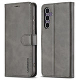 Lc.Imeeke Samsung Galaxy A56 Fodral med Kortfack Stativfunktion Grå