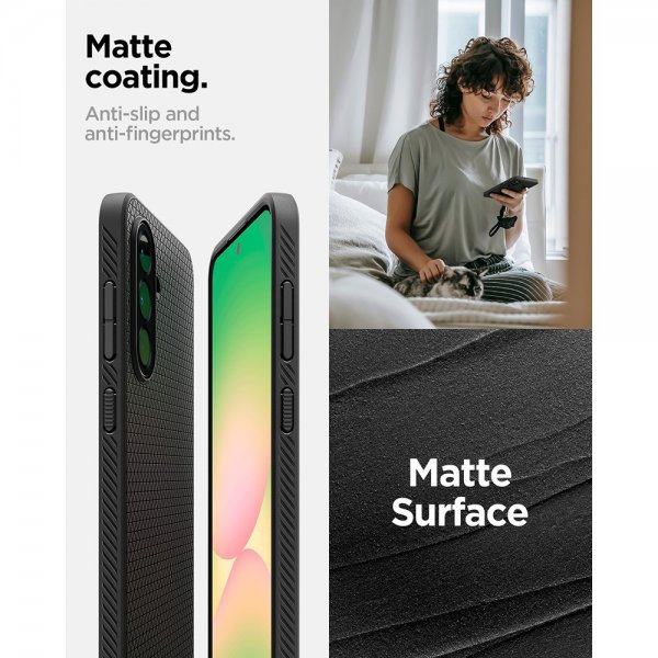 Spigen Samsung Galaxy A56 Skal Liquid Air Matte Black