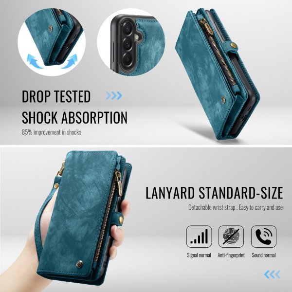 CaseMe Samsung Galaxy A57 Fodral 008 Series Löstagbart Skal Blå