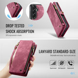 CaseMe Samsung Galaxy A57 Fodral 008 Series Löstagbart Skal Röd
