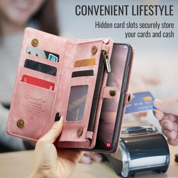 CaseMe Samsung Galaxy A57 Fodral 008 Series Löstagbart Skal Rosa
