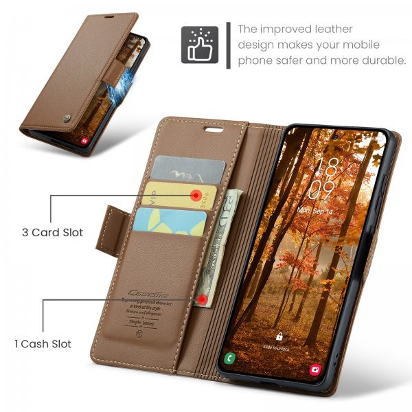 CaseMe Samsung Galaxy A57 Fodral 023 Series Brun