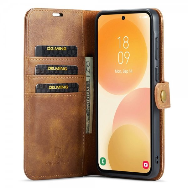 Dg.Ming Samsung Galaxy A57 Fodral med Löstagbart Skal Brun