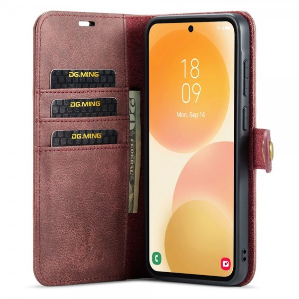 Dg.Ming Samsung Galaxy A57 Fodral med Löstagbart Skal Röd