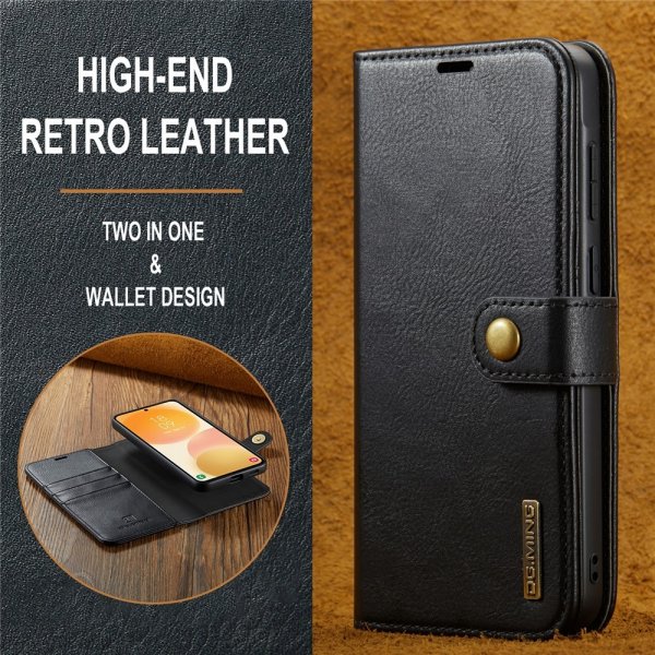 Dg.Ming Samsung Galaxy A57 Fodral med Löstagbart Skal Svart